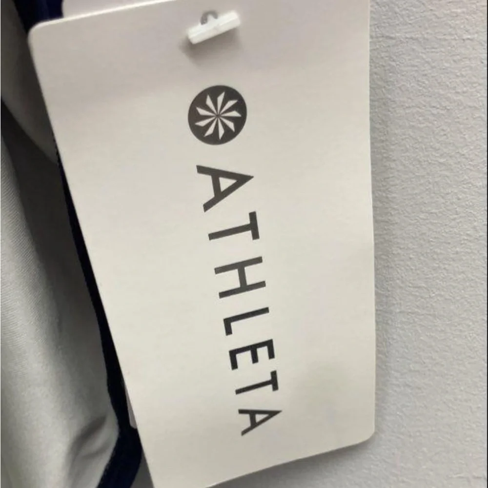 Athleta Freestyle Colorblock One-Piece Swimsuit | Size XS (0) | Navy Teal White